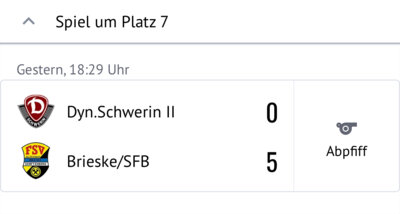#FSVErste muss mit Platz 7 die Segel streichen (Bild vergrößern)