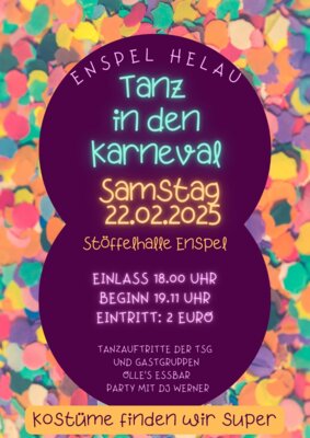 Meldung: Tanz in den Karneval
