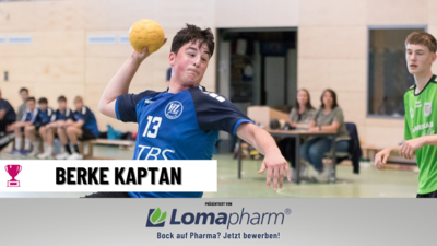 Meldung: Berke Kaptan ist AWesA-Sportler der Woche