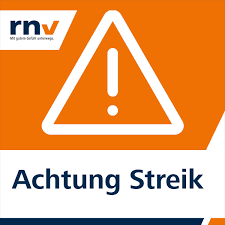 Dreieck mit einem Ausrufungszeichen und dem der Aussage "Achtung Streik" (Bild vergr&ouml;&szlig;ern)