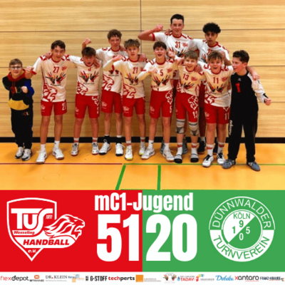 Meldung: C1-Jugend : Dünnwalder TV - 51:20 [Spielbericht]