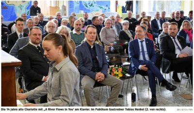 Die Aula der Grundschule Grasleben war beim Neujahrsempfang gut gefüllt. (Bildquelle: Erik Beyen)