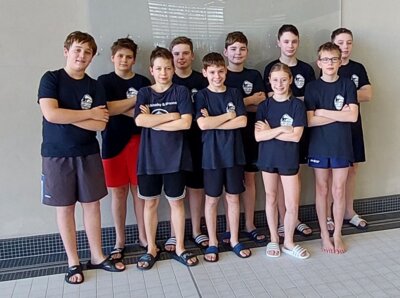 Foto zur Meldung: Wasserball Bezirkspokal U14 Endrunde