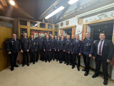 Foto zur Meldung: Prackenbacher Feuerwehr erweitert Vorstandschaft um mehrere zusätzliche Stellvertreter