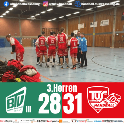 Meldung: HSV Frechen III : 3.Männer - 35:27 [Spielbericht]