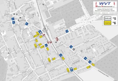 Foto zur Meldung: Fortsetzung der Arbeiten in der Großsteinberger Straße und der Bahnhofstraße