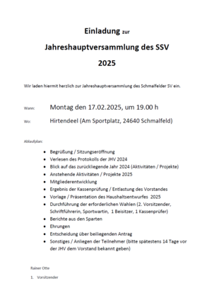 Jahreshauptversammlung am 17.02.2025 (Bild vergr&ouml;&szlig;ern)