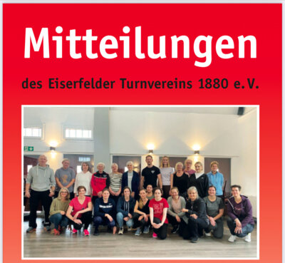 Die neue Vereinsmitteilung ist da (Bild vergrößern)