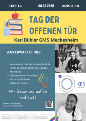Herzlich willkommen zum Tag der offenen Tür an der Karl-Bühler-Schule!