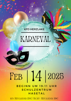 KFD Herzlake - Karneval 2025 (Bild vergrößern)