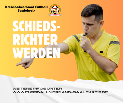 Werde Teil des Spiels – Werde Schiedsrichter*in!