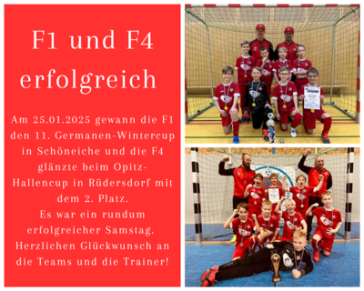 Teamfotos der F1 und F4