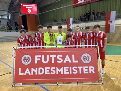 Energie-Kicker feiern Hallenlandesmeistertitel dahoam