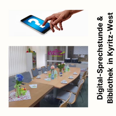 Digital-Sprechstunde & Bibliothek vor Ort in Kyritz-West (Bild vergrößern)