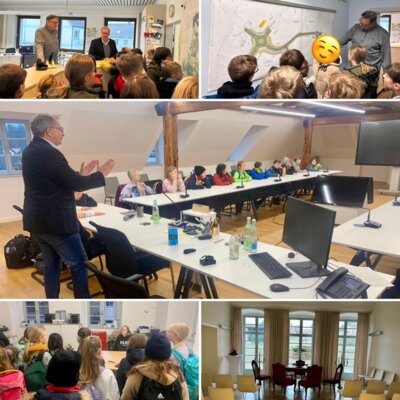 Meldung: Besuche im Rathaus