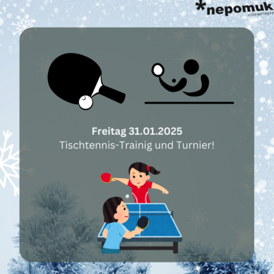 Tischtennis-Training (Bild vergr&ouml;&szlig;ern)