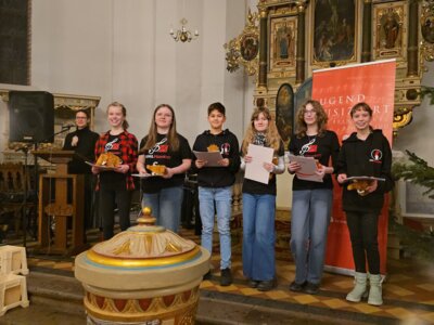 Foto zur Meldung: Mit Talent und Können überzeugt: Musikschülerinnen und -Schüler erfolgreich bei Regionalwettbewerb Jugend musiziert