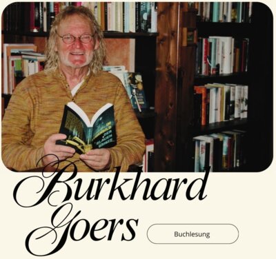 Meldung: Buchlesung mit Burkhard Goers am 31. Januar