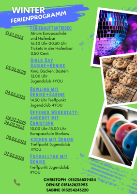 Plakat Winterferienprogramm (Bild vergrößern)
