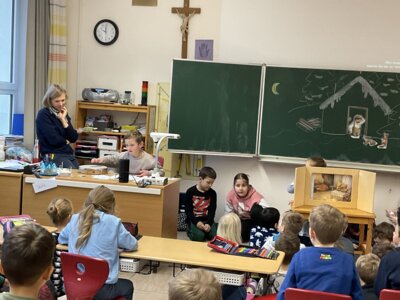 Winterliche Vorlesestunde für die Vorschulkinder