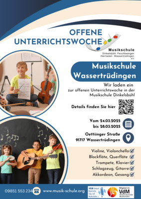 Meldung: Offener Unterricht WASSERTRÜDINGEN