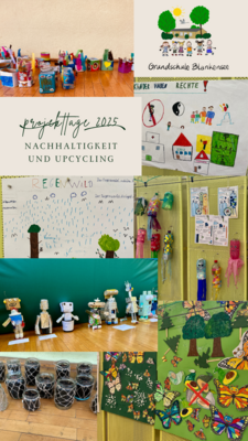 Projekttage an unserer Grundschule: Nachhaltigkeit und Upcycling (Bild vergrößern)