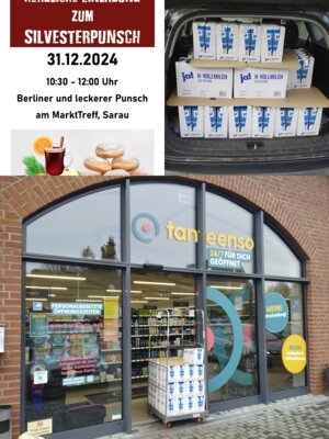 Gemeinde Glasau übergibt 250 Liter Milch an die Tafel Ahrensbök (Bild vergrößern)