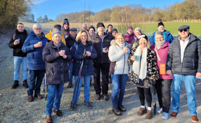 Meldung: Winterwanderung des SV Mackensen bei strahlendem Sonnenschein