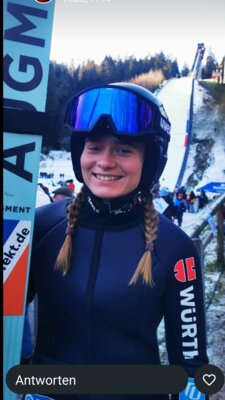 Juliane und Cindy im Weltcup unterwegs