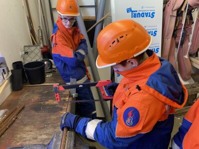 Training handwerklicher Fähigkeiten