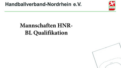 Teilnehmer BL Qualifikation im HNR (Bild vergrößern)