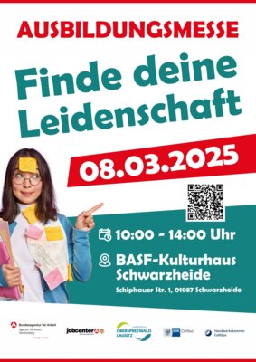Plakat Ausbildungsmesse-Schwarzheide- 8. März 2025 (Bild vergrößern)
