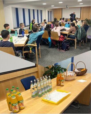 Rathausbesuch der 4. Klassen