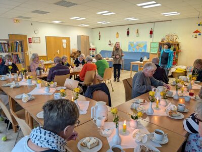 Kaffetrinken für alle Ehrenämtler*innen im Kinderschutzbund am 31.1.2025 (Bild vergrößern)