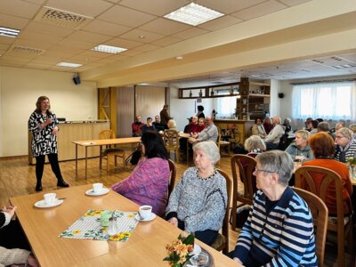 Antje Kranz, verantwortlich für den Bereich Ärzteversorgung der Stadtverwaltung, berichtete unter anderem über das entstehende Ärztehaus in Wittenberge  I Foto: Martin Ferch (Bild vergr&ouml;&szlig;ern)
