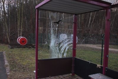 Zerschlagene Scheibe (Bild vergrößern)