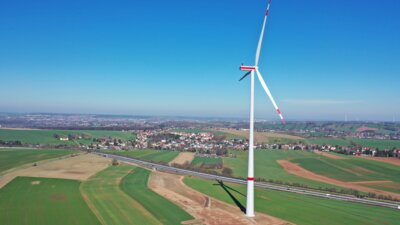 Windenergieanlage Donnerstag, 03.04.2025 (Bild vergrößern)
