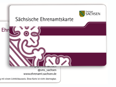 Sächsische Ehrenamtskarte (Bild vergrößern)