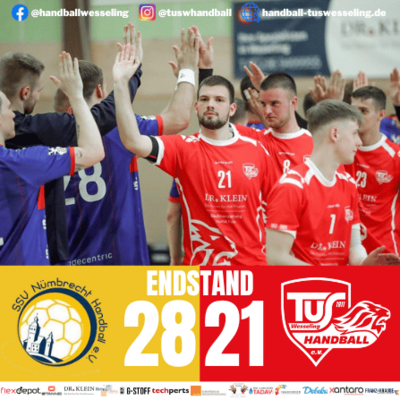 Meldung: SSV Nümbrecht II : 1.Männer - 28:21 [Spielbericht]