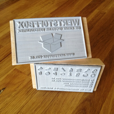 Meldung: 29.06.2021 // Our business card stamps