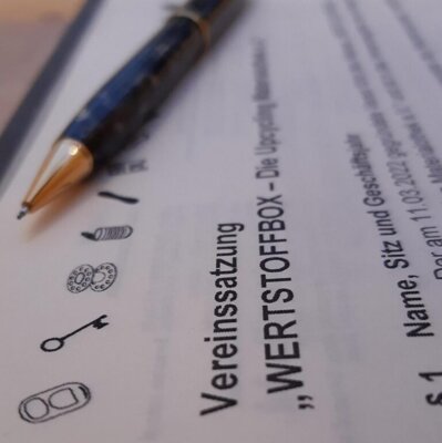 Meldung: 11.03.2022 // The "WERTSTOFFBOX" is becoming an association