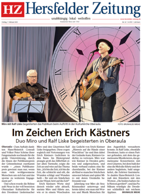 Meldung: Ich bin die Zeit - MIRO singt Ericht Kästner