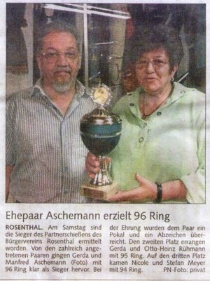 Partnerschießen 2009 (Bild vergrößern)
