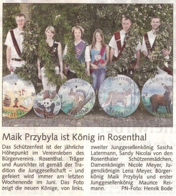 Rosenthals neue Majestäten  2010 (Bild vergrößern)