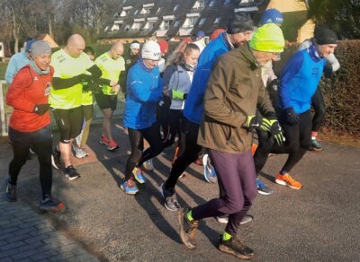 Laager Läufer auf dem Weg zum Schmooksberg. Foto: André Stache