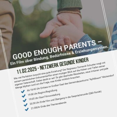 Themenabend "Good Enough Parents" (Bild vergrößern)