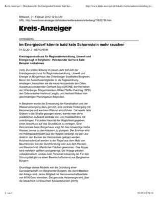 Im Energiedorf könnte bald kein Schornstein mehr rauchen (Bild vergr&ouml;&szlig;ern)
