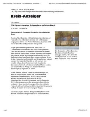 320 Quadratmeter Solarzellen auf dem Dach (Bild vergr&ouml;&szlig;ern)
