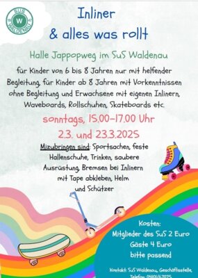 Inliner und alles was rollt am 02.03 und 23.03.25