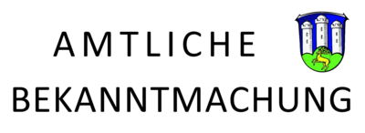 Wahlbekanntmachung (Bild vergrößern)